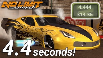 4.4 Seconds Pro Mod Corvette Tune! (Division X) | No Limit Drag Racing 2.0