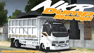 Share||Isuzu NKR dump truck mod MERAPI C1 by NDR Concept latest version $$$$$||latest bussid mod