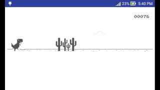 Chrome T-Rex Runner android app screenshot 5