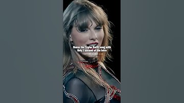 Guess the TS song with only 1 second of the intro | Swifties Cardigan | #taylorsversion #shorts 