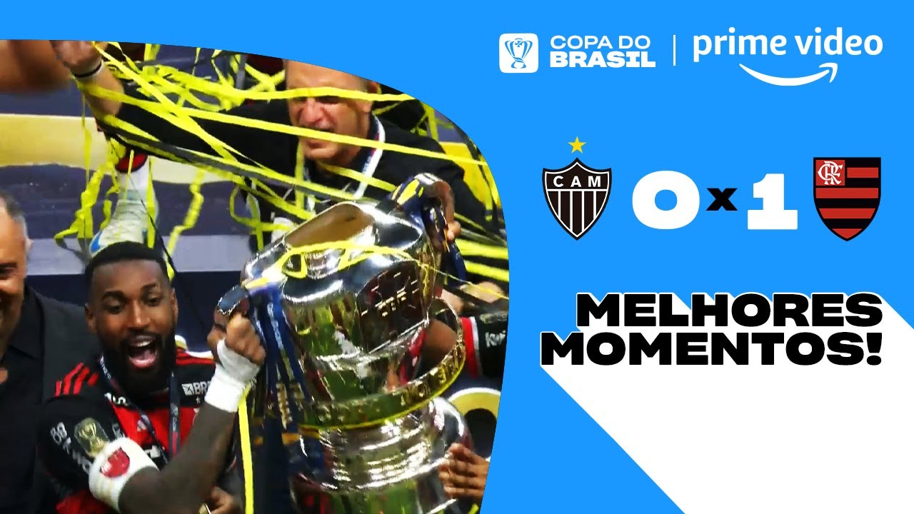 ATLÉTICO-MG 0 x 1 FLAMENGO | MELHORES MOMENTOS | FINAL DA COPA DO ...