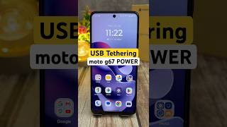 USB Tethering Moto G67 POWER #techshorts #android #motorola