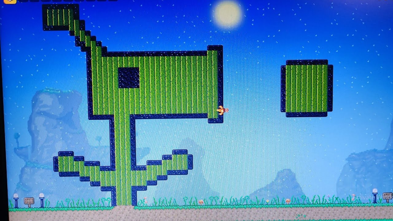 I Bild plant statues from plants vs zombies in terraria. YouTube