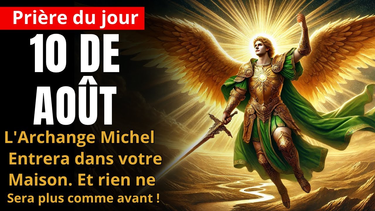 Saint Michel est devant toi, te montrant le chemin qui mène au miracle ! Prie maintenant.