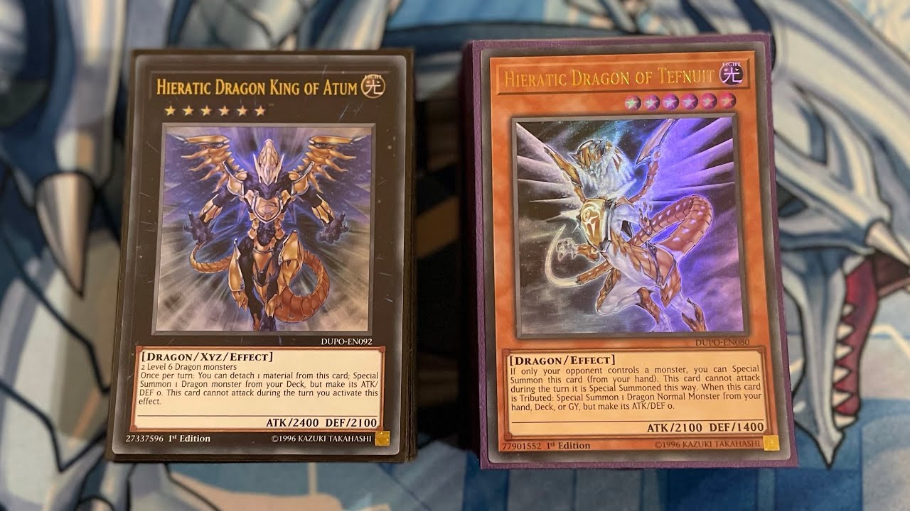 Yu-Gi-Oh! Duel Power Ultra Rare - Hieratic Dragon Of Tefnuit 1st Edition DUPO-EN080