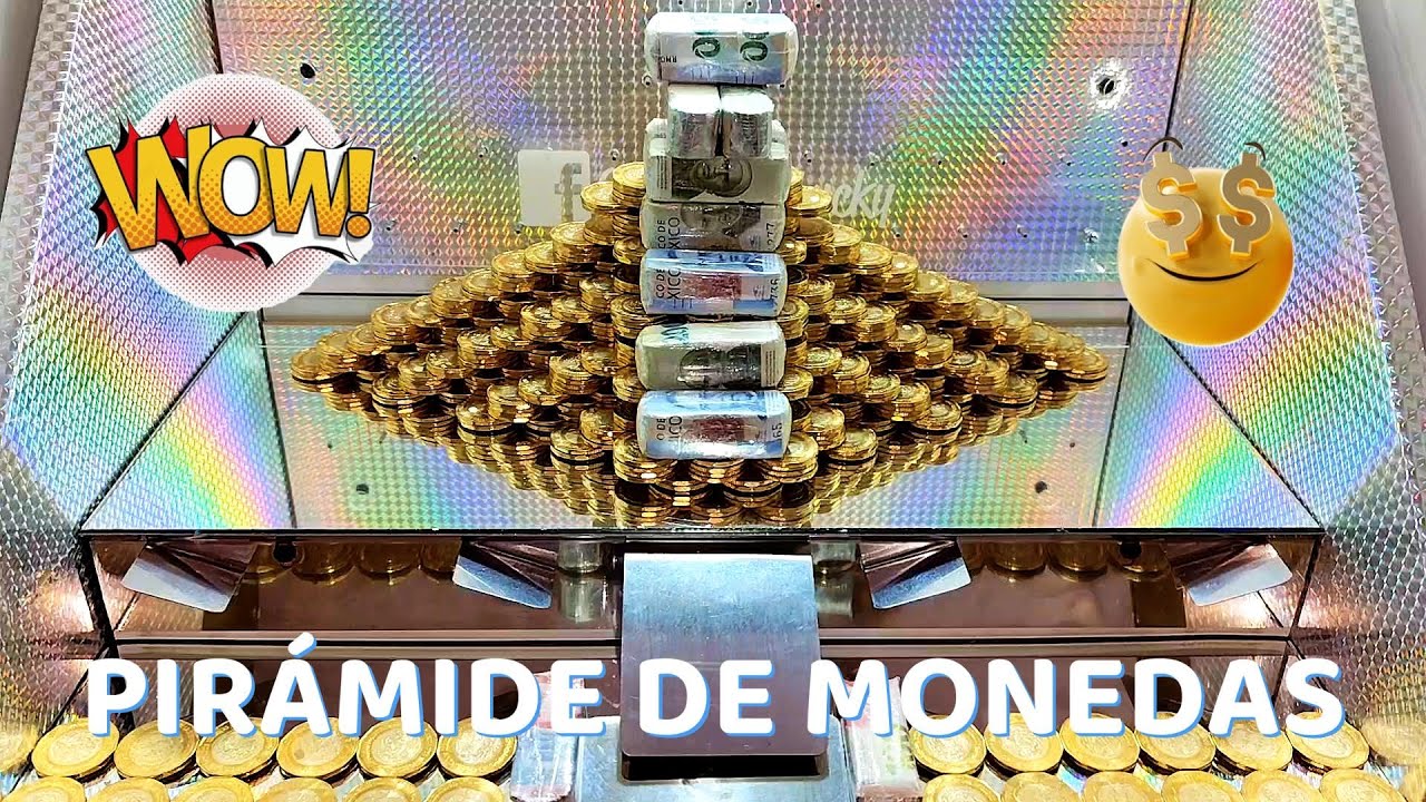 PIRAMIDE DE MONEDAS, Excelente Ganancia en Maquina de $ 20 pesos