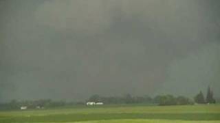 Kiester, MN, Wedge Tornado on June 17, 2010 (with power flashes)