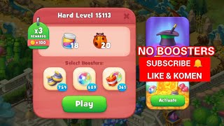 Gardenscapes Hard Level 15113 No Boosters Mari Main Bersama