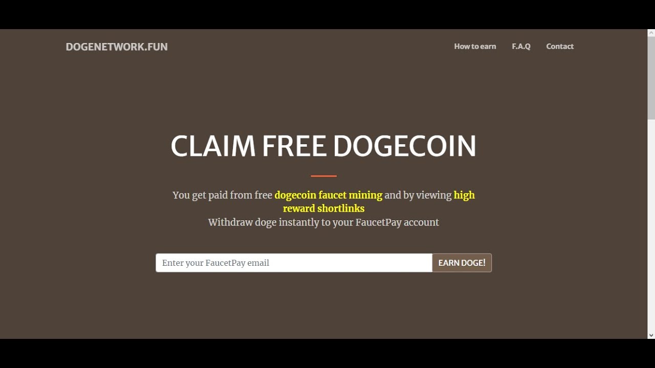 doge mining withdrawal faucet minig 0.02 Doge coin every 5 minutes | # ...