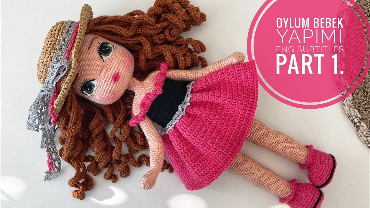 Amigurumi Bebek yapımı💕1/6 ENG SUBTİTLES(ayak,kol,arm,foot) #amigurumibebek#amigurumidoll#örgübebek