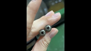 Thread Rolling Of Micro Screws丨#Fastener #Hardware #Shorts #Microscrew #Screw丨Aozhan Fasteners