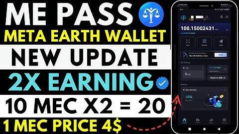 Me Pass New Update Enjoy 2X Earning  | Me Pass Daily Check In | Me Pass Meta Earth Withdrawal
