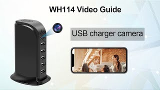 HSKAH WH114B USB Charger Camera Video Guide for tuya app screenshot 2