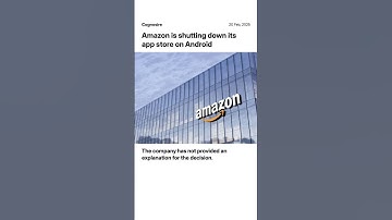 Amazon is shutting down its app store on android