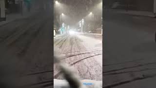 Watch This Car Drift on a Snowy Road - Dashcam footage