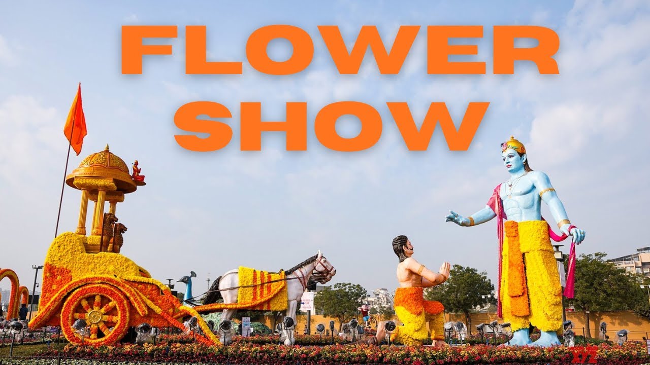 International Flower show Ahmedabad 2026!😍Day 2 Ahmedabad ! Full vlog 