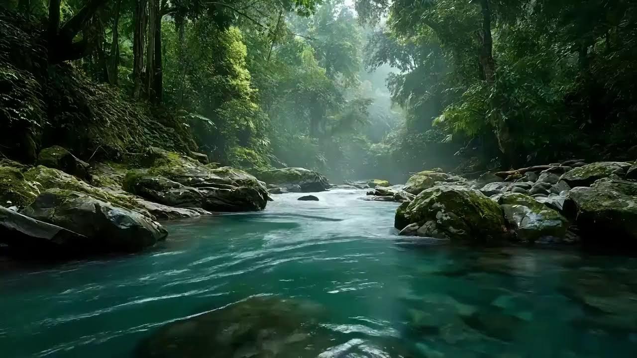 LIVE • Ultra Soft River ASMR 🌊 Clean Water Sounds for Deep Focus, Study & Work (No Music)