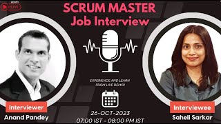 Scrum Master Interview  Job Interview with Saheli Sarkar