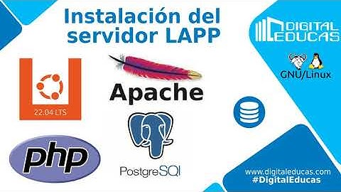 Instalación del servidor (LAPP Linux, Apache, Php, Postgresql) en ubuntu 22.04