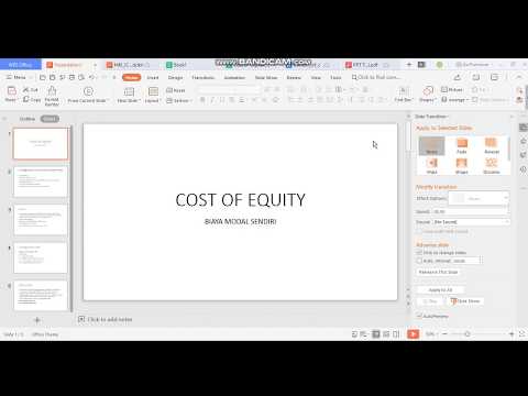Video: Bagaimana Menentukan Biaya Modal Ekuitas