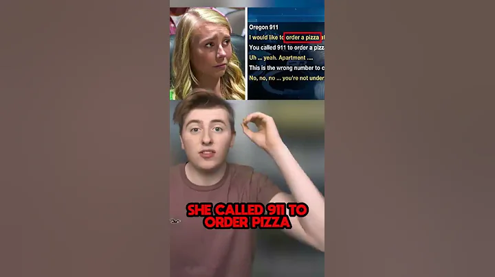 She Called 911 To Order Pizza #Shorts