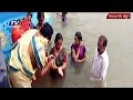 Paritala Sunitha Takes Holy Dip at Venkatapalem Ghat in Guntur