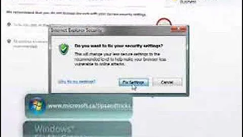 Microsoft Internet Explorer 7 Tips - Fix My Settings