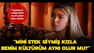 Öykü Çelik Çarpıcı Açıklama Mini Etek Giymiş Kızla Benim Kültürüm Aynı Olur Mu?