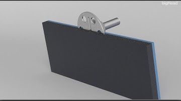 Creating a secure composite panel fastening that is invisible.