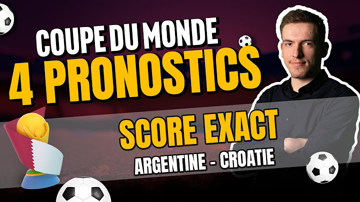 Finale coupe du monde 2022 score