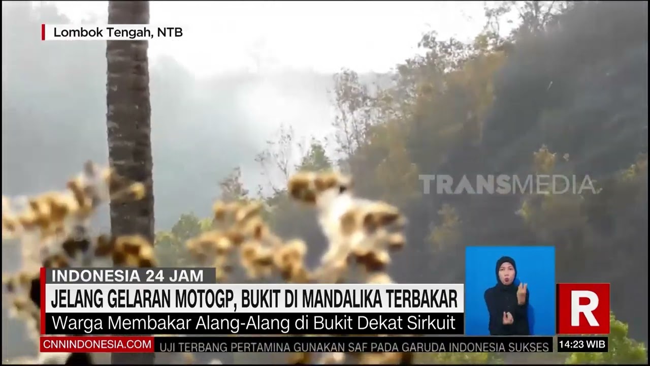 Jelang Gelaran MotoGP, Bukit Di Mandalika Terbakar | REDAKSI (10/10/23)