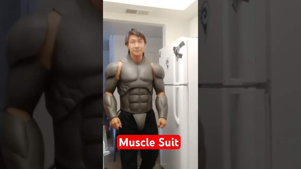 1 muscle suit, endless characters! Watch the transformation! #Cosplay #DIYCostume #MuscleSuit #craft