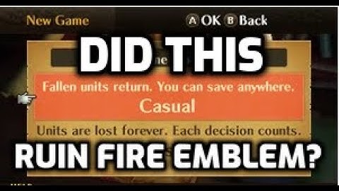 The Long-Term Problems with Casual Mode in Fire Emblem
