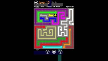 Flow - 14x14 Level 13 Walkthrough