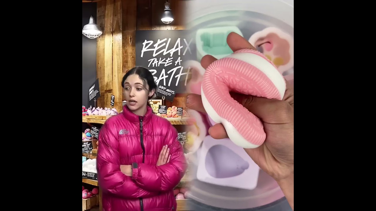 she really wanted that bath b0mb 😭😂 