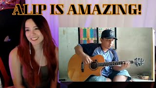 REACTION TO ALIP BA TA - JENIFER LOPEZ - ON THE FLOOR (FINGERSTYLE COVER)