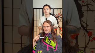 Modern mullet got him young again #barber #haircut #hairstyle #modernmullet #shorts