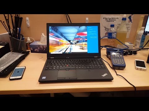 Lenovo ThinkPad P52 20M9-000FUS Cad Workstation Laptop Review, Benchmark, & Look Inside 4 Upgrades