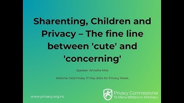 Sharenting, Children and Privacy – The fine line between 