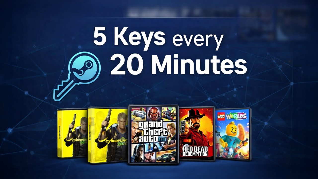 Random STEAM KEY Giveaway in 5 MINUTES