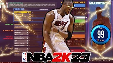 2k23 Dwayne Wade BUILD | CONTACT DUNKS | DEFENSE | FASTEST BUILD IN THE GAME | AND MORE !
