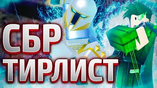 [YBA] Тир лист стэндов для SBR