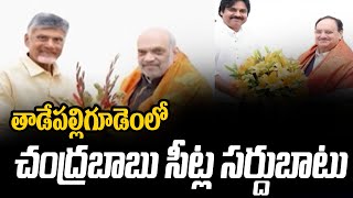 Chandrababu Naidu Key Meeting On TDP Seats Adjustments | Pawan Kalyan | Amit Shah | TV5 News