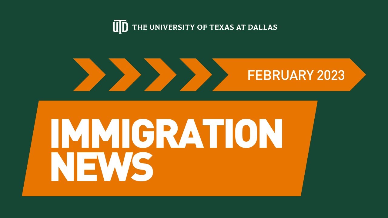 Immigration News Spotlight February 2023 YouTube