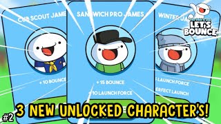 3 New Unlocked Characters Theodd1Stout Lets Bounce Gameplay