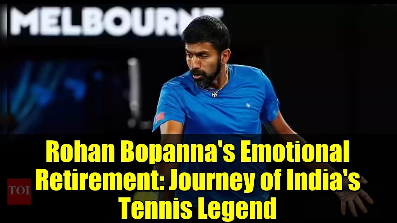 Rohan Bopanna's Emotional Retirement: Journey of India's Tennis Legend | Oldest Grand Slam Winner