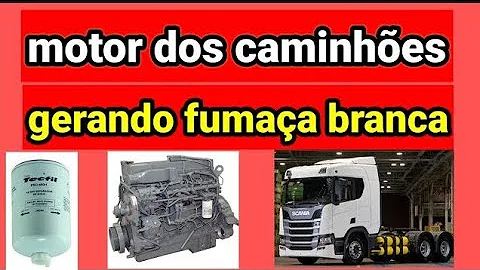 Porque o motor a diesel solta muita fumaça preta?