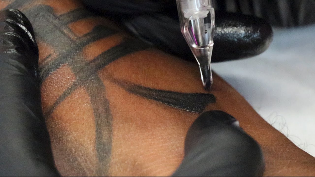 Japanese Tattoo Real Time | Kanji Rework - YouTube