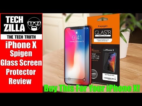 iPhone X Spigen Glass Screen Protector