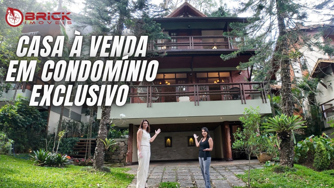 CASA SERRANA DE TIRAR O FÔLEGO EM CONDOMÍNIO EXCLUSIVO | 5 QUARTOS, 1 SUÍTE | GRANJA GUARANI